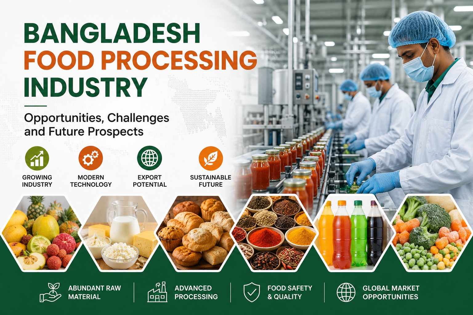 Bangladesh Food Processing Industry: Opportunities, Challenges and Future Prospects
